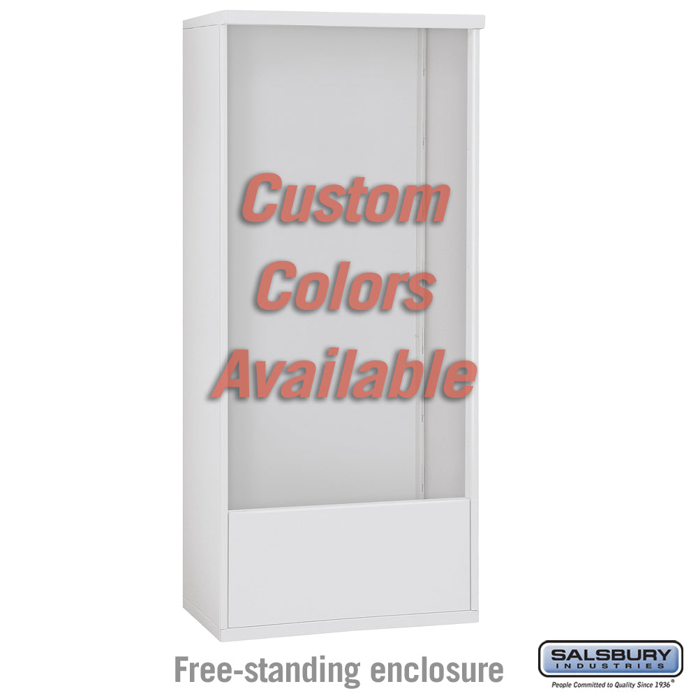 Free-Standing Enclosure - for 3716 Double Column 4C Horizontal Mailbox Unit - Custom Color