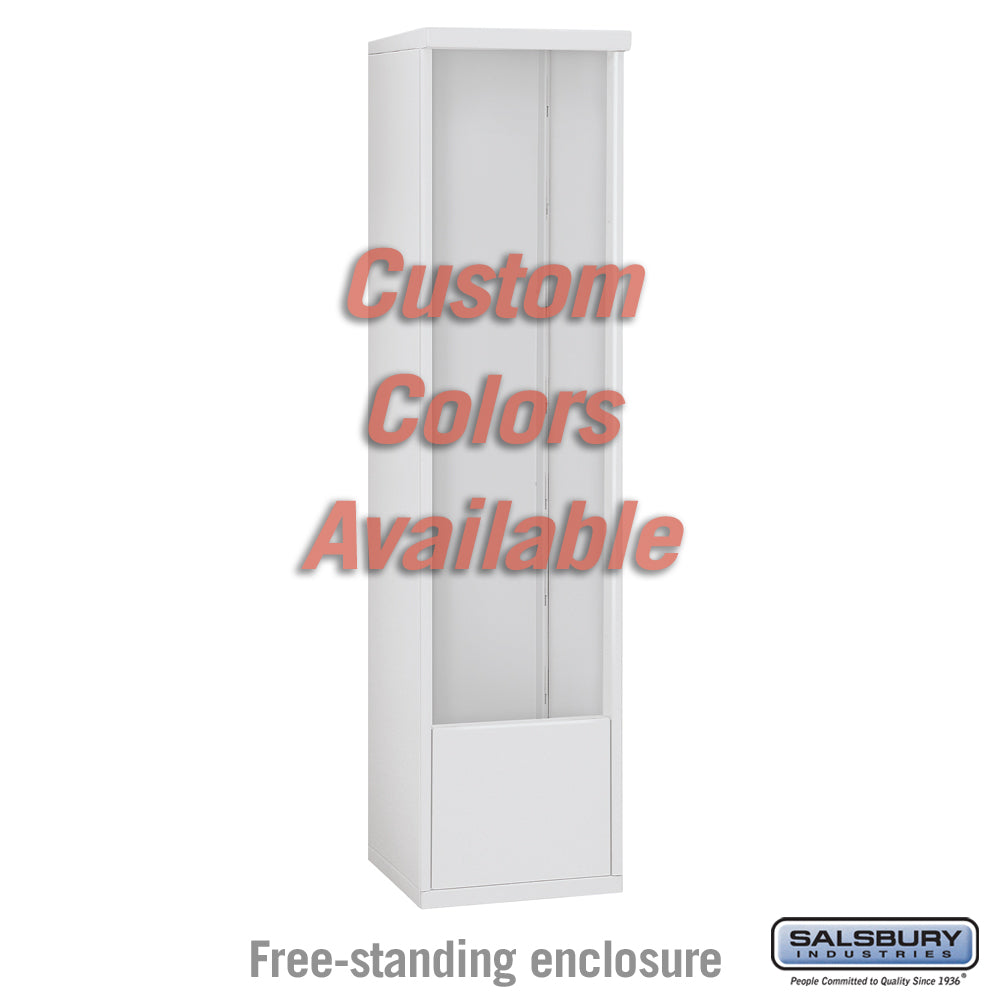 Free-Standing Enclosure - for 3716 Single Column 4C Horizontal Mailbox Unit - Custom Color