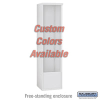 Thumbnail for Free-Standing Enclosure - for 3716 Single Column 4C Horizontal Mailbox Unit - Custom Color