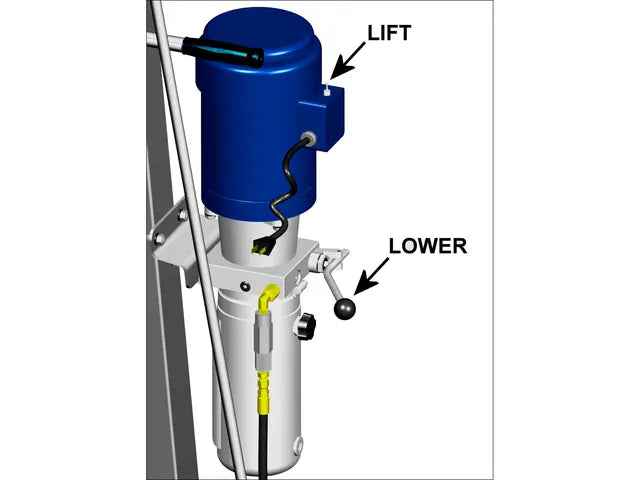 Stainless Steel Vertical-Lift Drum Pourer