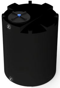Thumbnail for 400 GAL PROCHEM® POTABLE WATER TANK W/BULKHEAD FITTINGS - LPE 1.0 FDA - BLACK  - DIA 47
