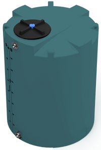 Thumbnail for 400 GAL PROCHEM® POTABLE WATER TANK W/BULKHEAD FITTINGS - LPE 1.0 FDA - GREEN  - DIA 47