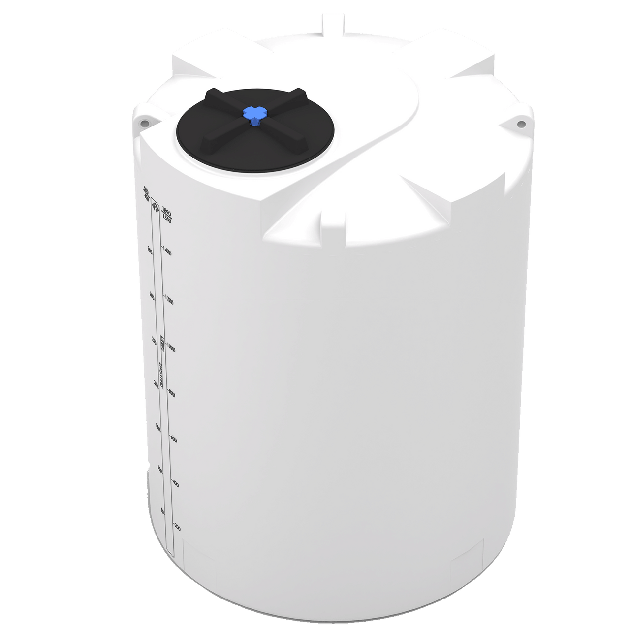 400 GAL PROCHEM® PROCESS CHEMICAL TANK - LPE 1.5 - NATURAL  - DIA 47" x HGT 62" - LID 16"