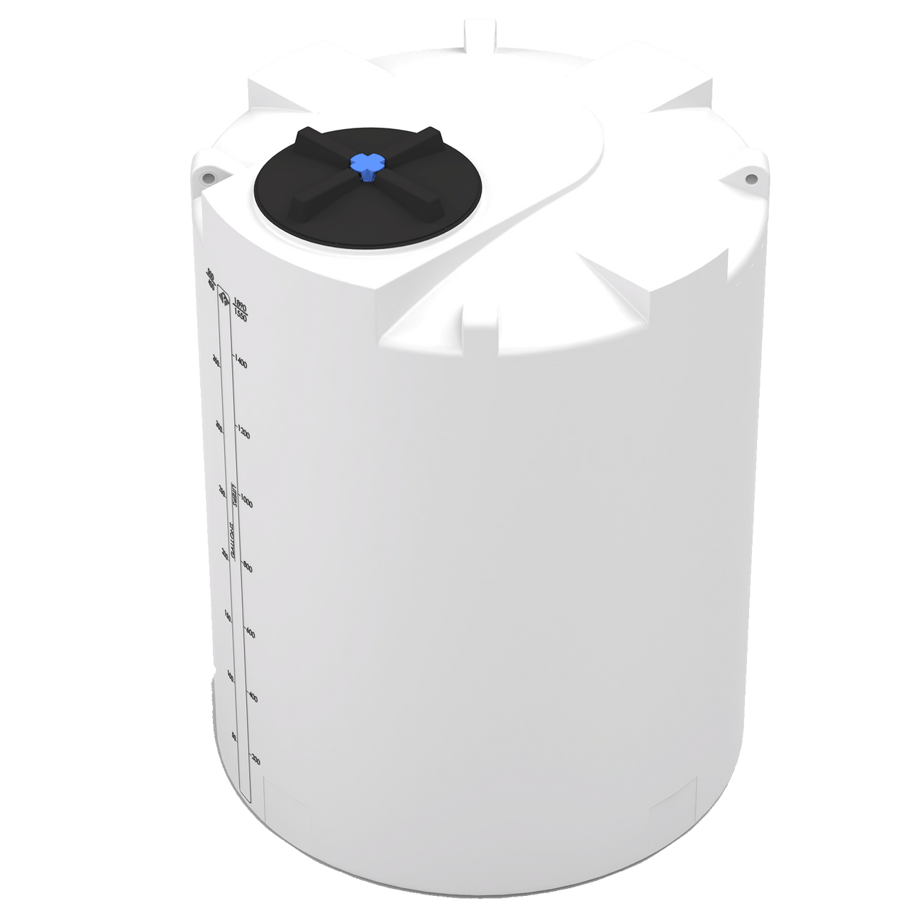 400 GAL PROCHEM® PROCESS CHEMICAL TANK - LPE 1.9 - NATURAL  - DIA 47" x HGT 62" - LID 16"