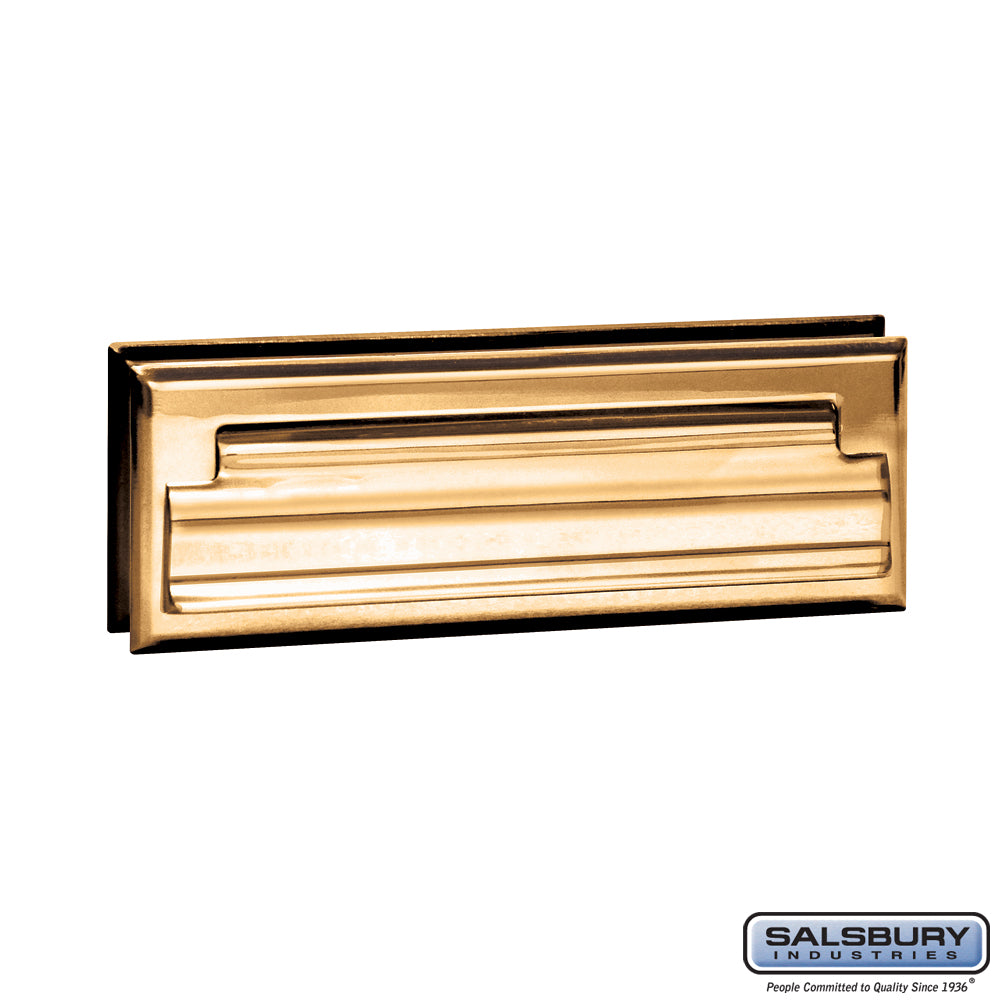 Mail Slot - Standard - Letter Size - Brass Finish