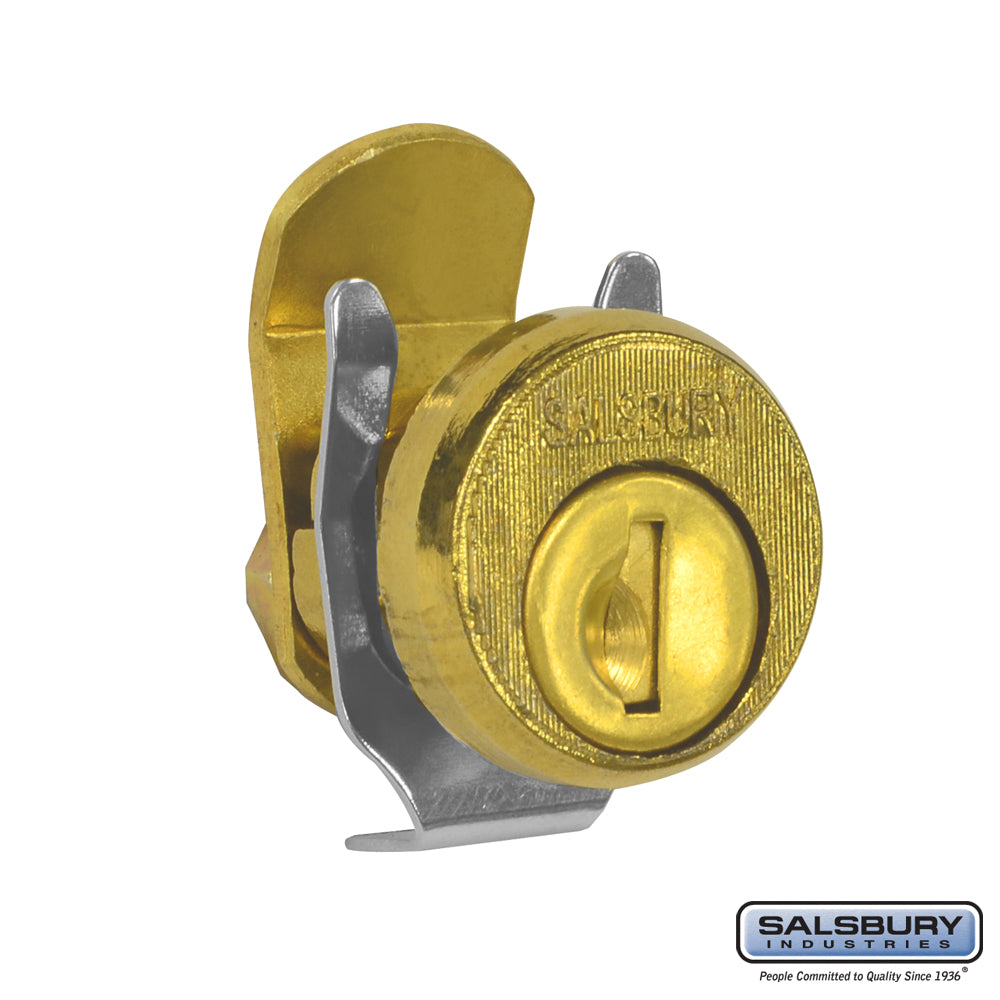 Lock - Standard Replacement - for Locking Column Mailbox and Modern Mailbox - with (2) Keys - Gold Finish