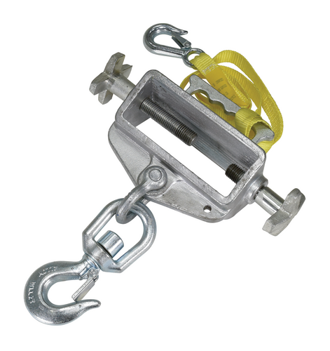 Steel Hoist Single Hook Swivel Latch 3-7/8 In x 13-1/2 In x 14-13/16 In 4,000 Lb. Capacity Silver