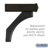 Thumbnail for Arm Kit - Replacement for Deluxe Post for (1) Roadside Mailbox - Black