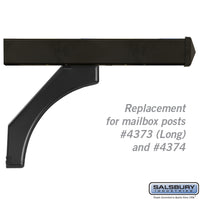 Thumbnail for Arm Kit - Replacement for Deluxe Post for (2) Roadside Mailboxes - Black