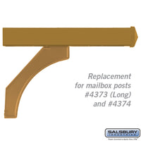 Thumbnail for Arm Kit - Replacement for Deluxe Post for (2) Designer Roadside Mailboxes - Brass