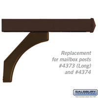 Thumbnail for Arm Kit - Replacement for Deluxe Post for (2) Roadside Mailboxes - Bronze