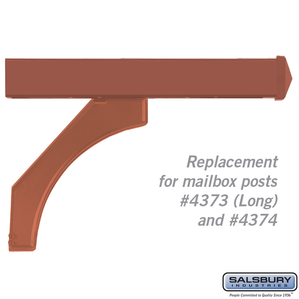 Arm Kit - Replacement for Deluxe Post for (2) Designer Roadside Mailboxes - Copper