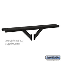 Thumbnail for Spreader - 4 Wide with 2 Supporting Arms - for Roadside Mailboxes - Black