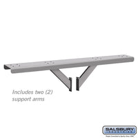 Thumbnail for Spreader - 4 Wide with 2 Supporting Arms - for Roadside Mailboxes - Silver