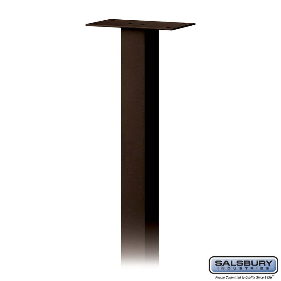 Standard Pedestal - In-Ground Mounted - for Roadside Mailbox - Bronze