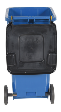 Thumbnail for High Density Polyethylene 32 Gallon Trash Can Blue