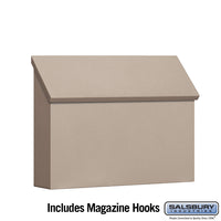 Thumbnail for Traditional Mailbox - Standard - Horizontal Style - Beige