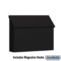 Thumbnail for Traditional Mailbox - Standard - Horizontal Style - Black
