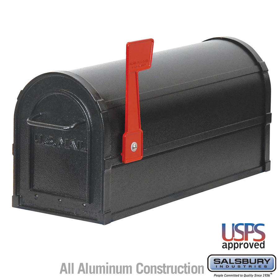 Heavy Duty Rural Mailbox - Black
