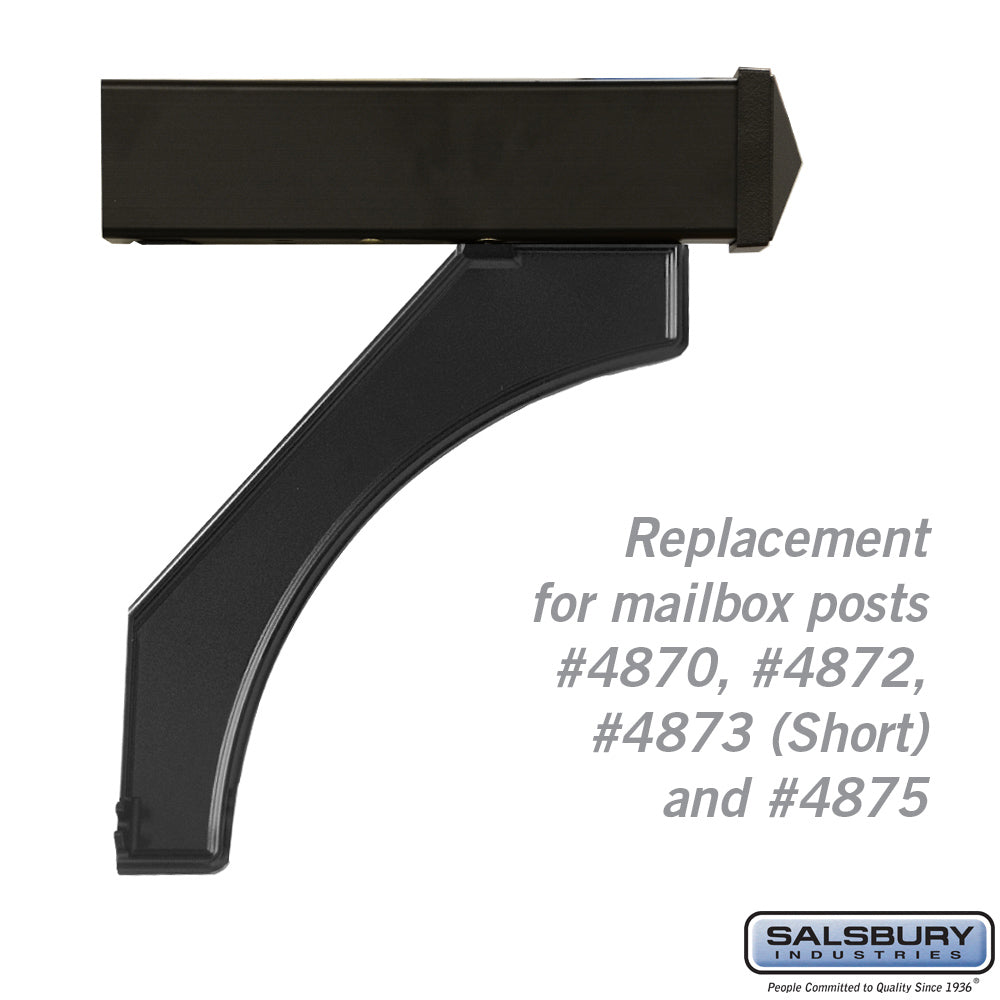 Arm Kit - Replacement for Deluxe Post for (1)  Mailbox - Black