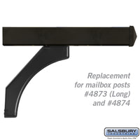 Thumbnail for Arm Kit - Replacement for Deluxe Post for (2) Mailboxes - Black