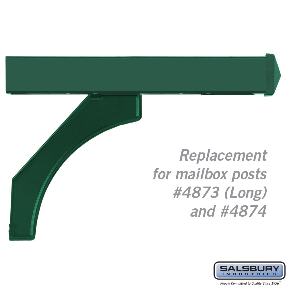 Arm Kit - Replacement for Deluxe Post for (2) Mailboxes - Green