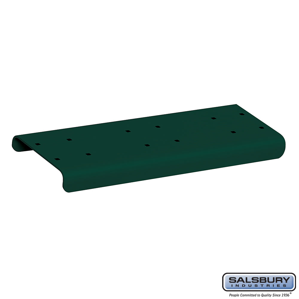 Spreader - 2 Wide - for Rural Mailboxes and Townhouse Mailboxes - Green