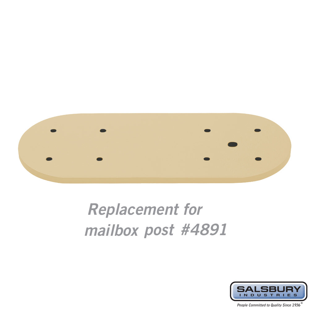 Arm Kit - Replacement for Classic Mailbox Post - 1 Sided - Beige