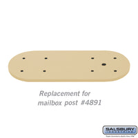 Thumbnail for Arm Kit - Replacement for Classic Mailbox Post - 1 Sided - Beige