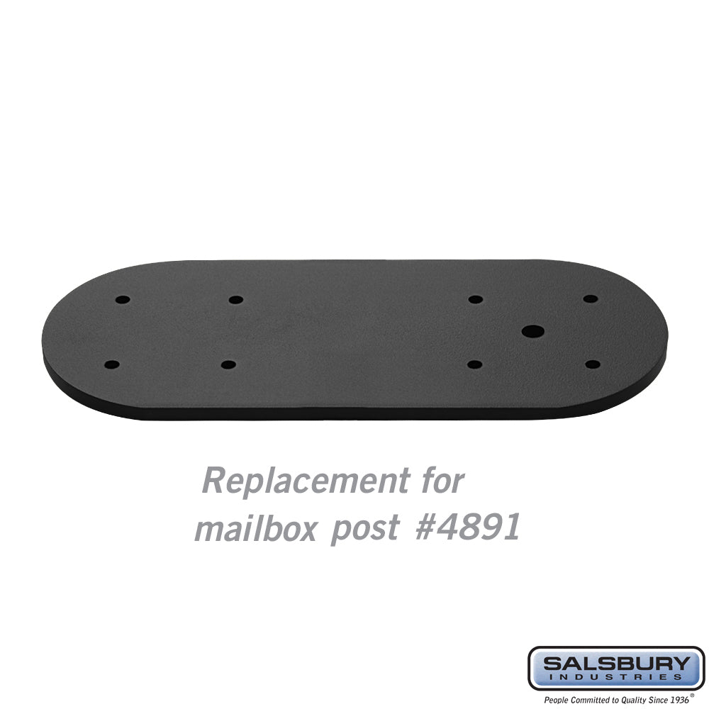 Arm Kit - Replacement for Classic Mailbox Post - 1 Sided - Black