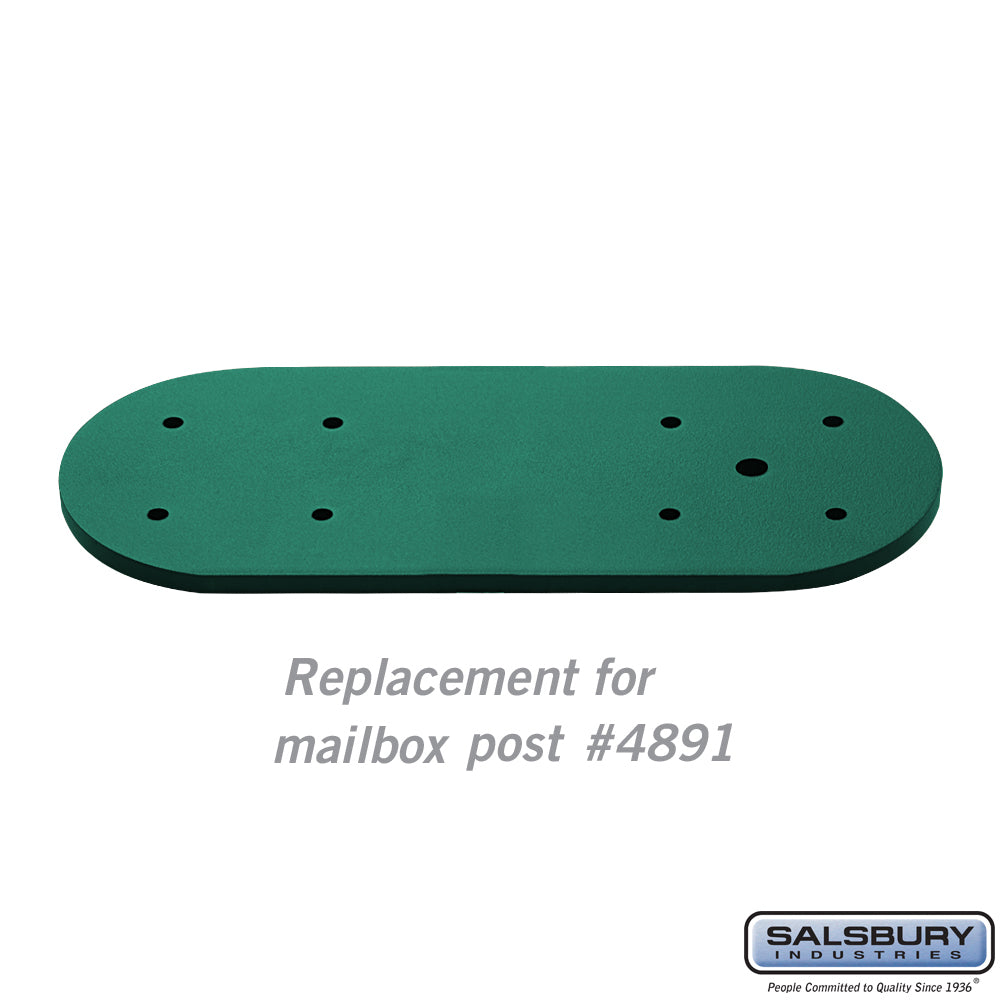 Arm Kit - Replacement for Classic Mailbox Post - 1 Sided - Green