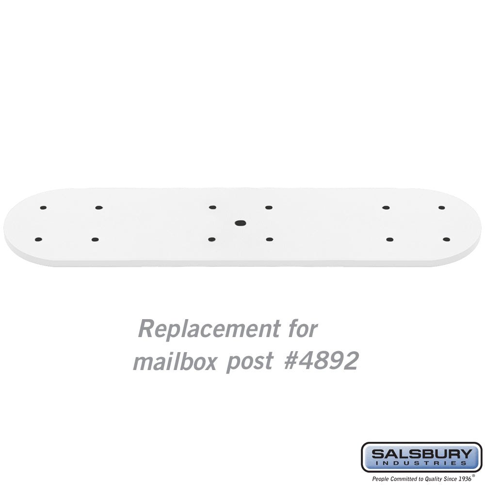Arm Kit - Replacement for Classic Mailbox Post - 2 Sided - White