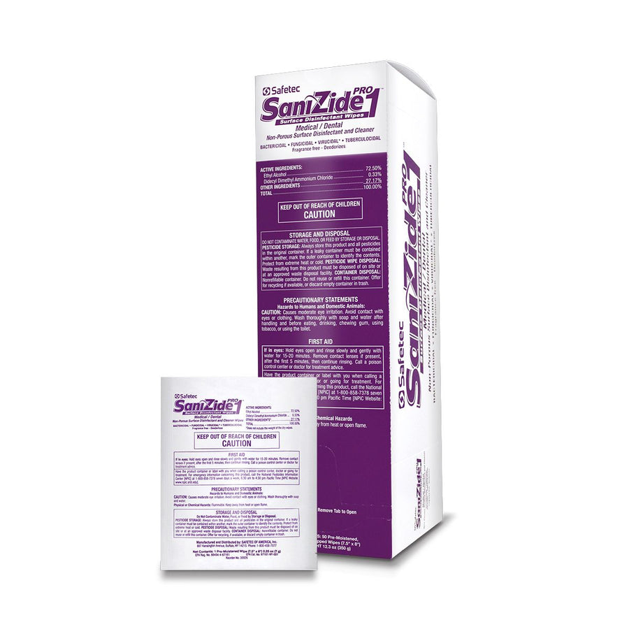 SaniZide Pro 1 Disinfectant Wipe (50ct)