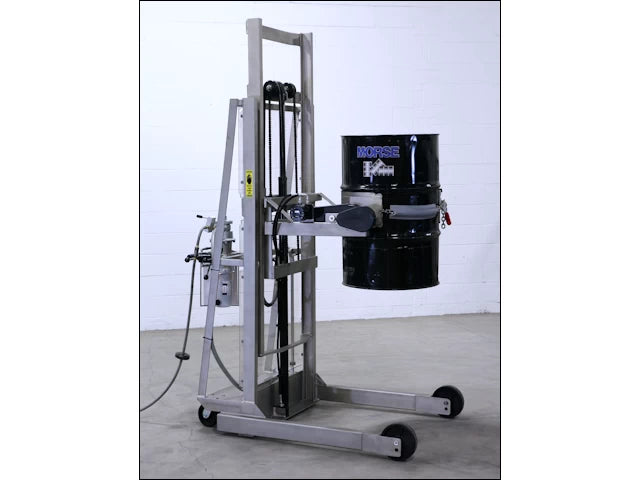 Stainless Steel Vertical-Lift Drum Pourer