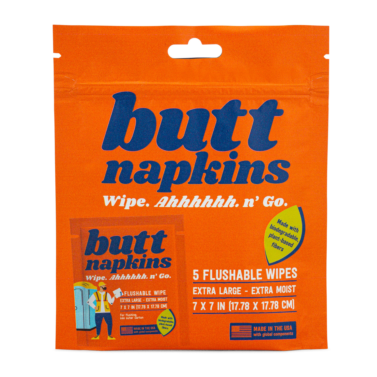 Industrial Butt Napkins (5 Pack)