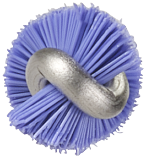 Vikan Tube Brush, 0.4", 19.7", Stiff, Purple