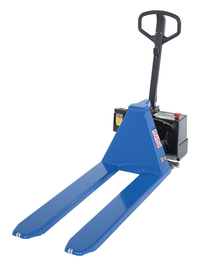 Thumbnail for Steel DC Powered Tote Lift 62-3/4 In. x 20-1/2 In. x 46-1/2 In. 3000 Lb. Capacity Blue