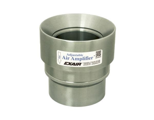 Stainless Steel Adjustable Air Amplifier Only (4" diameter outlet)