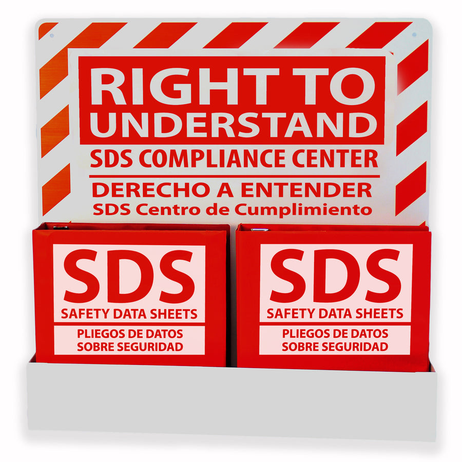 ZING 6043E Eco GHS-SDS Double Station, 2 Binders, Bilingual, Recycled Aluminum