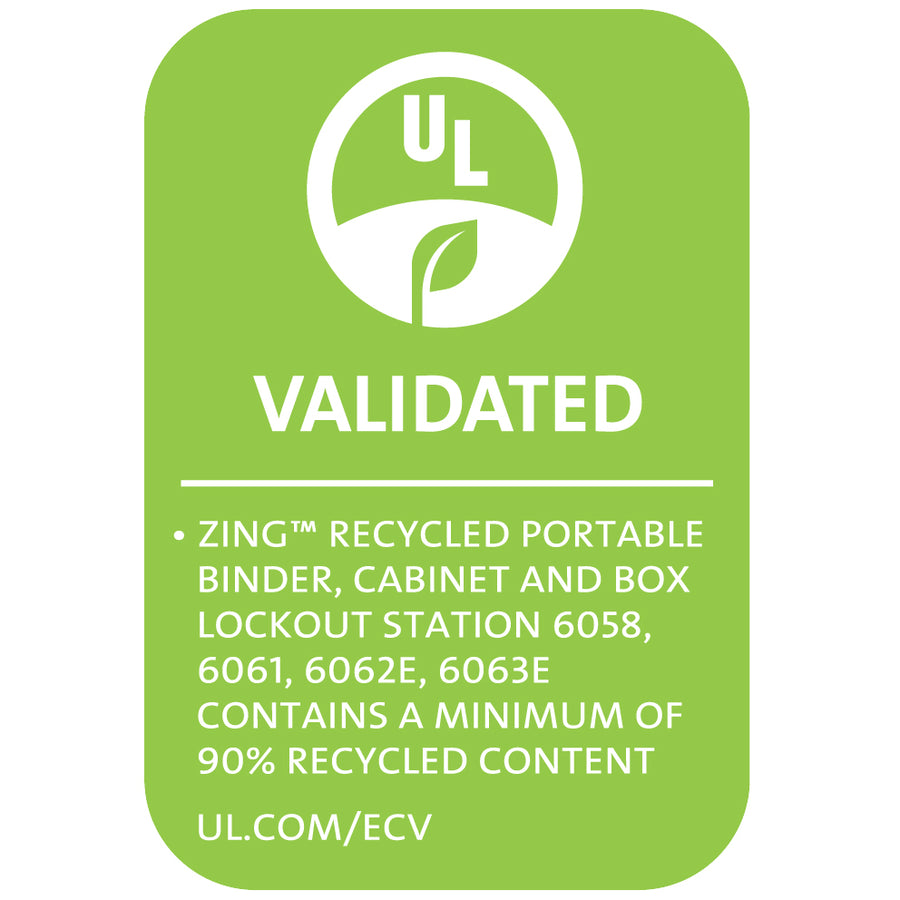 ZING 6063E RecycLockout Mini Lockout Station - Empty