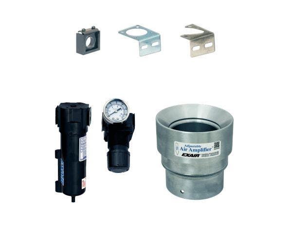 2" Aluminum Adjustable Air Amplifier Kit