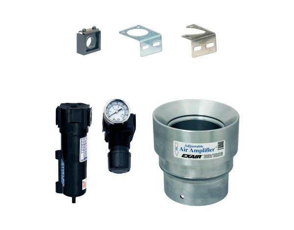 3" Aluminum Adjustable Air Amplifier Kit