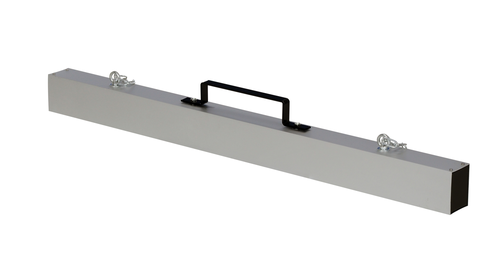 Heavy Duty Hanging Magnetic Sweepers 3-1/16 In. x 48 In. x 6-3/4 In. 55 Lb. Capacity Silver