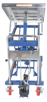 Thumbnail for Steel Lift and Tilt Carts with Sequence Select 22 In. x 33-1/2 In. 1000 Lb. Capacity Blue