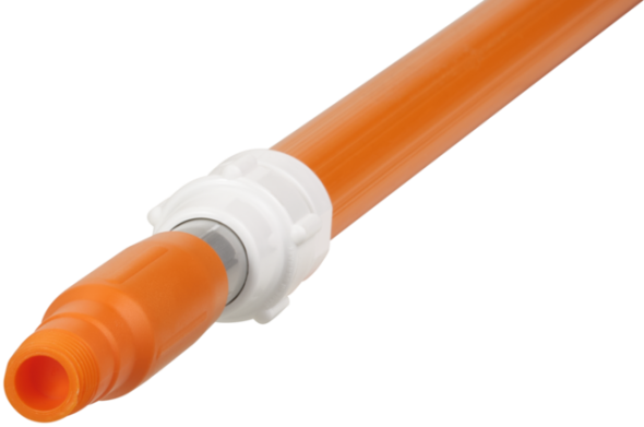 Vikan Aluminum Telescopic handle, 62 - 109.4", Ø1.3, Orange