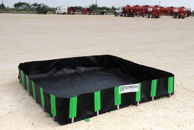 Ultra-Containment Berm, Economy Model, 6' x 6' x 18", 22 oz. PVC