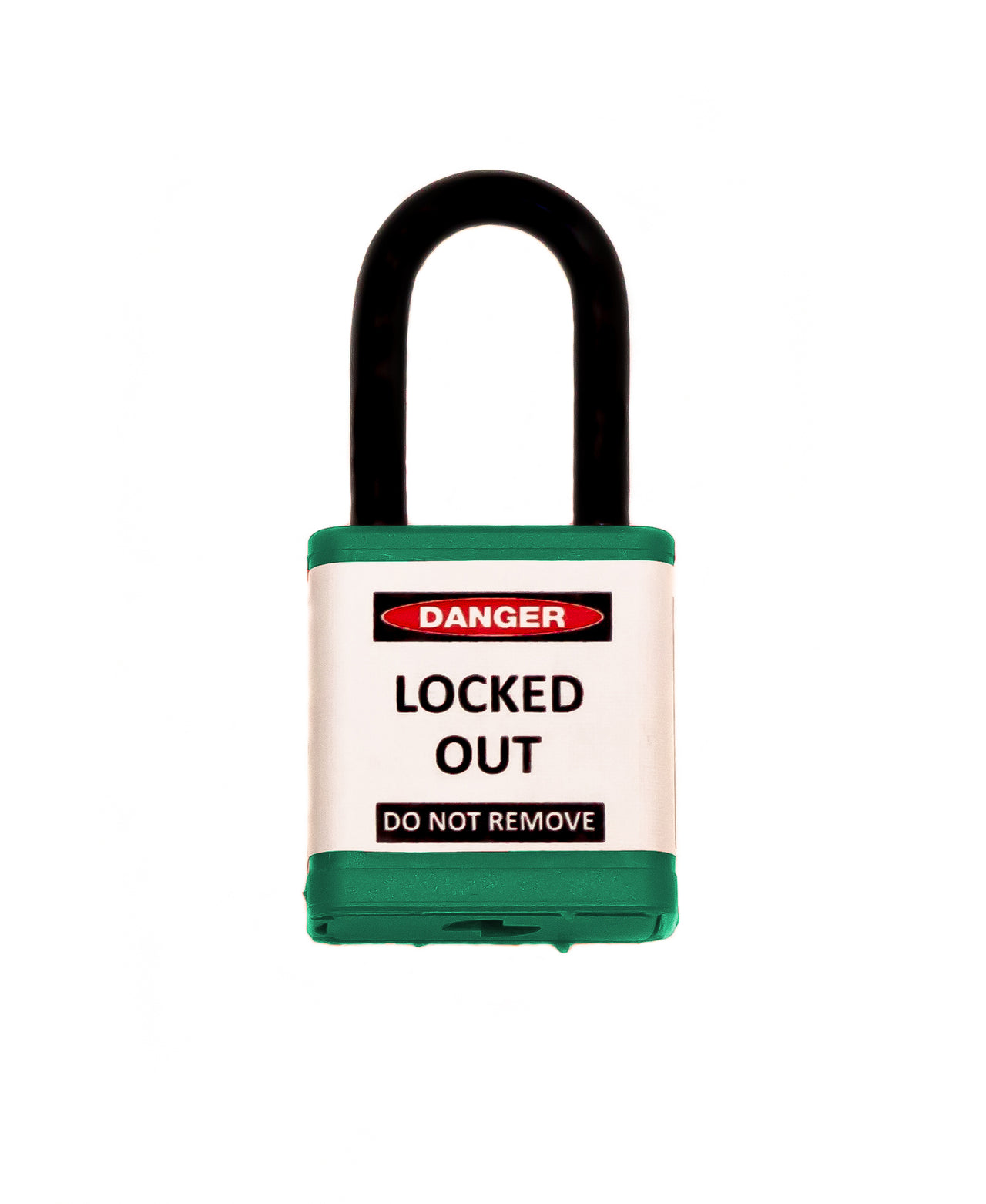 Lockout Safety Padlock, 700 Series, 1.5" Shackle, Keyed Alike, Green