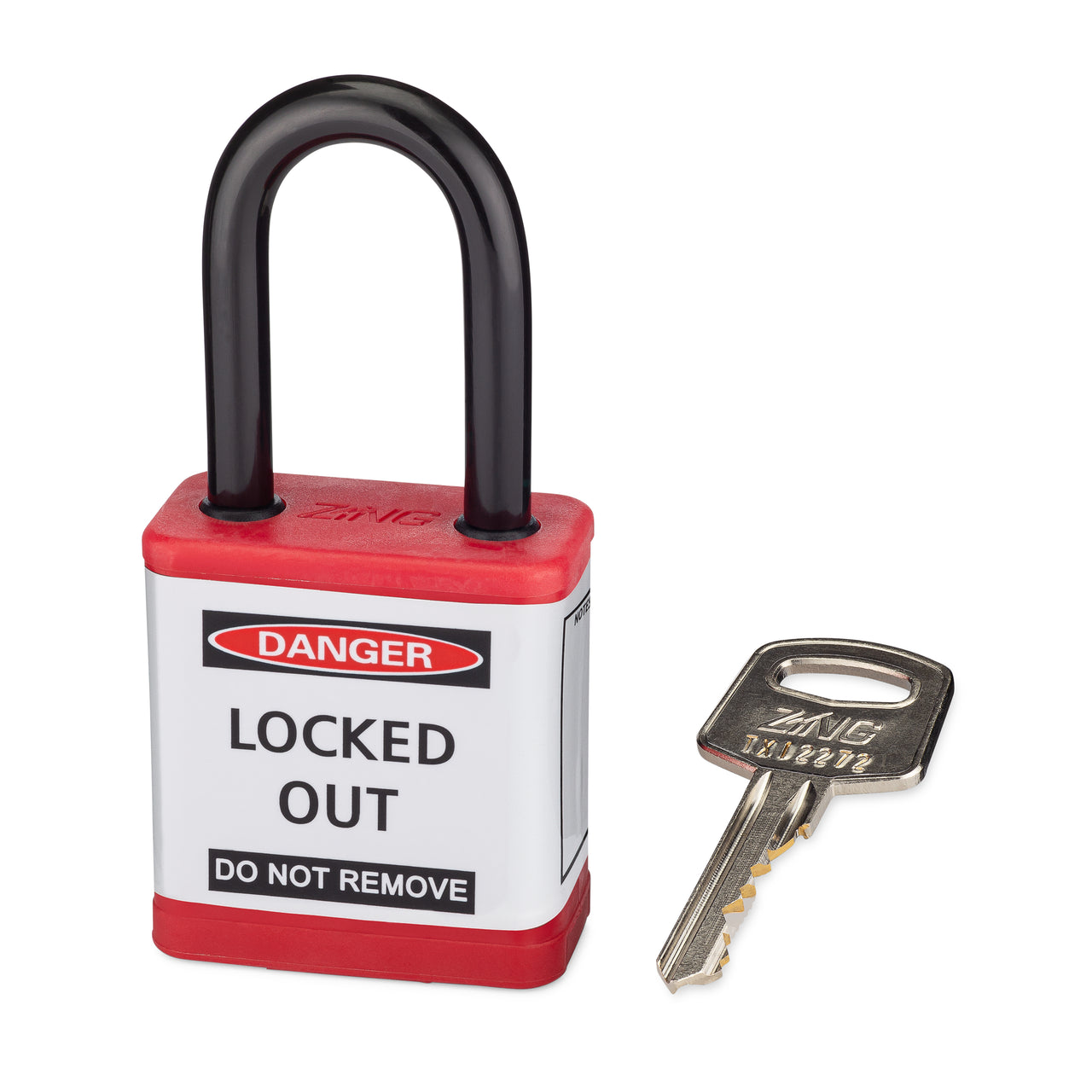 Ladder Lockout Cover Wrap with Lockout Padlock