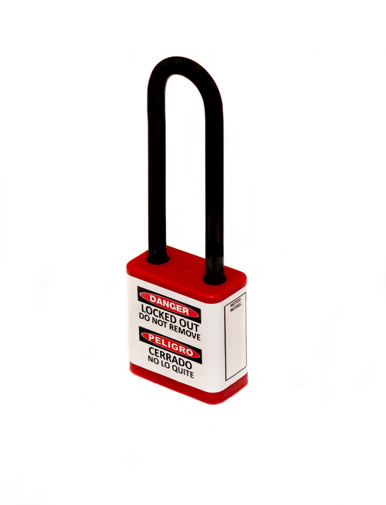 Lockout Safety Padlock, 700 Series, 3" Shackle, Keyed Alike, Red