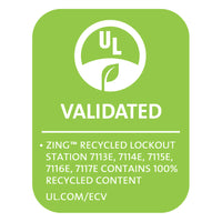 Thumbnail for ZING 7117E RecycLockout Lockout Tagout Station, Plug Lockout - Empty